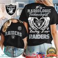 Las Vegas Raiders Radiologic Technologist T Shirt Rad Tech Loves Her Raiders T Shirt - Limotees LLC