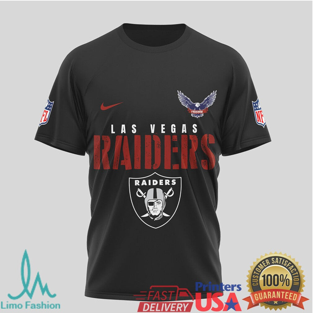 Las Vegas Raiders Thank You Veterans Military Appreciation T Shirt - Limotees LLC