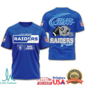 Las Vegas Raiders x Bud Light “Raiders Pride” Blue & Silver Fan Tee - Limotees LLC