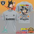 Las Vegas Raiders x Dragon Ball Goku Anime Fan T Shirt - Limotees LLC