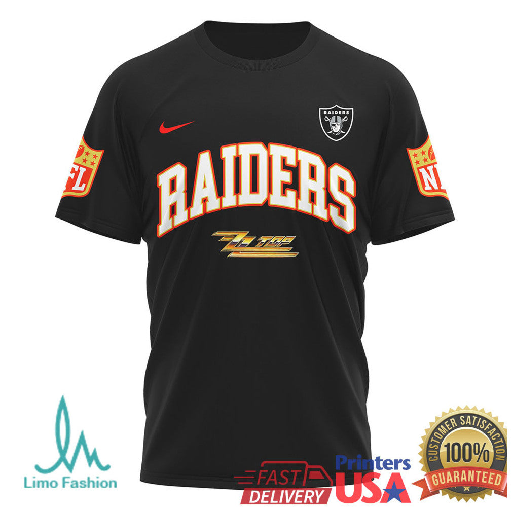 Las Vegas RaidersOfficial NFL ZZ Top Fan 3D Shirt - Limotees LLC