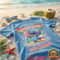 Lilo & Stitch Sand Tans and Ohana Tropical Beach Vacation Disney T Shirt - Limotees LLC