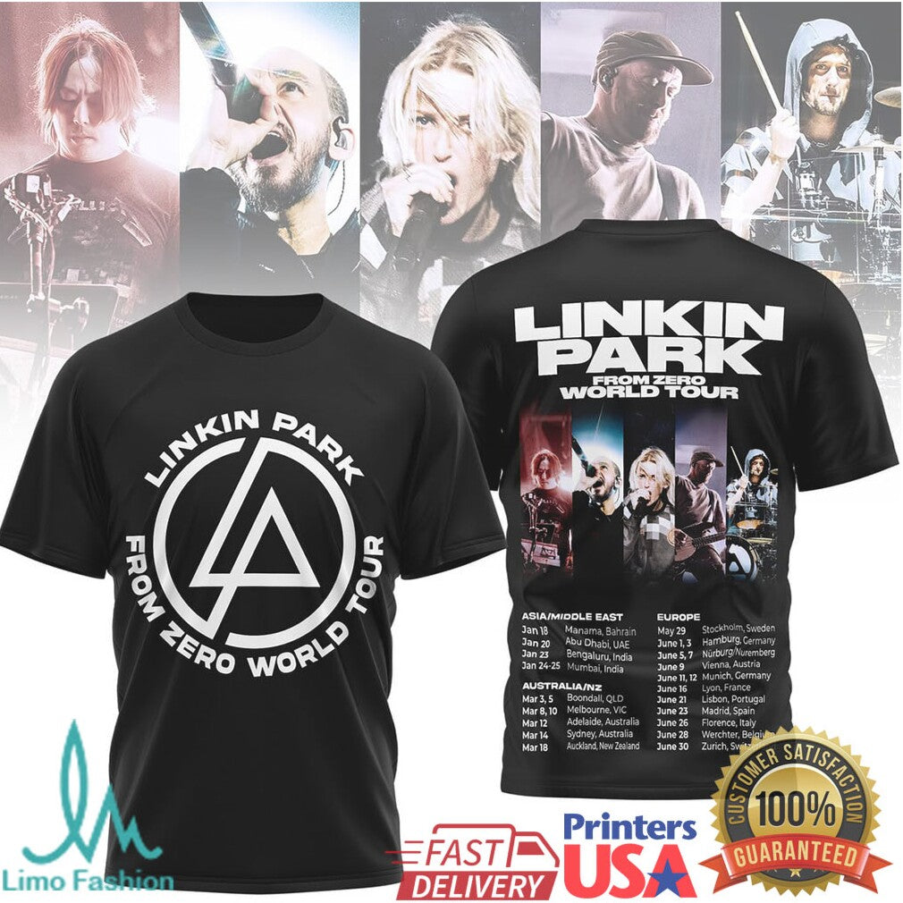 Linkin Park From Zero World Tour 2026 Band Shirt - Limotees LLC