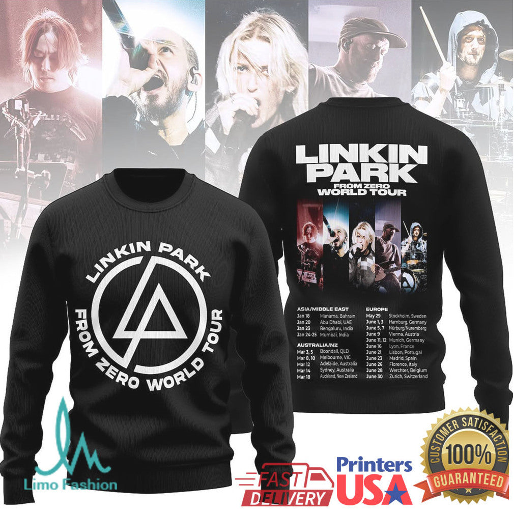 Linkin Park From Zero World Tour 2026 Band Shirt - Limotees LLC