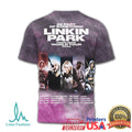 Linkin Park From Zero World Tour 2026 Purple Galaxy Tie Dye Band T Shirt - Limotees LLC