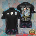 Lionel Messi Argentina The Last Dance 2005 Forever Career Tribute Vintage Retro Fans T Shirt