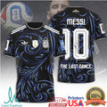 Lionel Messi Argentina The Last Dance World Cup Champion Fans Football Soccer T Shirt - Limotees LLC