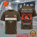 Live Love Browns Radiologic Technologist T Shirt Cleveland Football X Ray Tech Professional T Shirt - Limotees LLC