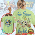 Looney Tunes Earth Day T Shirt Go Green Keep It Clean Nature T Shirt - Limotees LLC