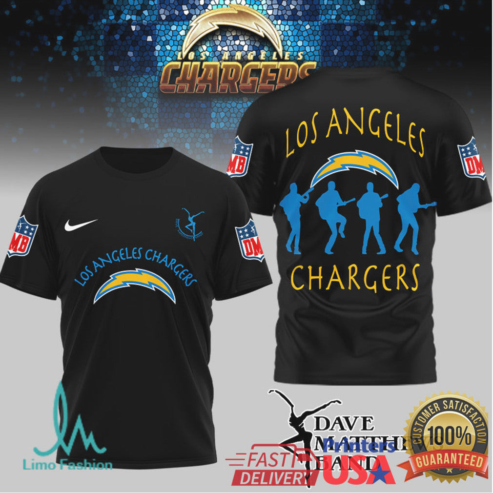 Los Angeles Chargers Dave Matthews Band DMB Tour Style Tee - Limotees LLC