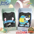 Los Angeles Chargers Easter Snoopy & Woodstock Bunny Ears T Shirt - Limotees LLC