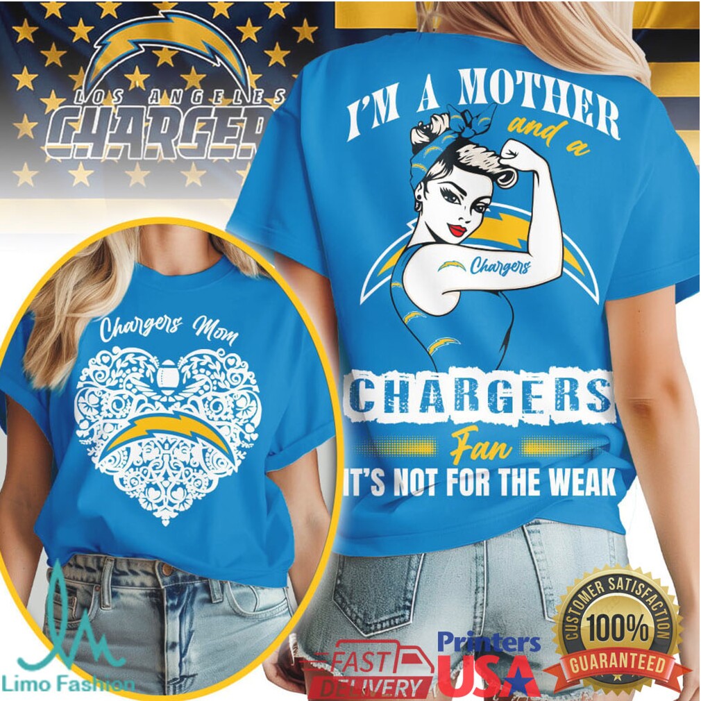 Los Angeles Chargers Official NFL I Am A Mother 3D Shirt - Limotees LLC