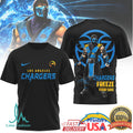 Los Angeles Chargers Official NFL Sub Zero 3D Shirt - Limotees LLC