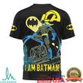 Los Angeles Chargers x Batman Mashup I Am Batman Graphic T Shirt - Limotees LLC