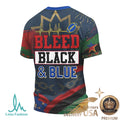 Los Angeles Football Juneteenth Freedom Day Bleed Blue T Shirt - Limotees LLC