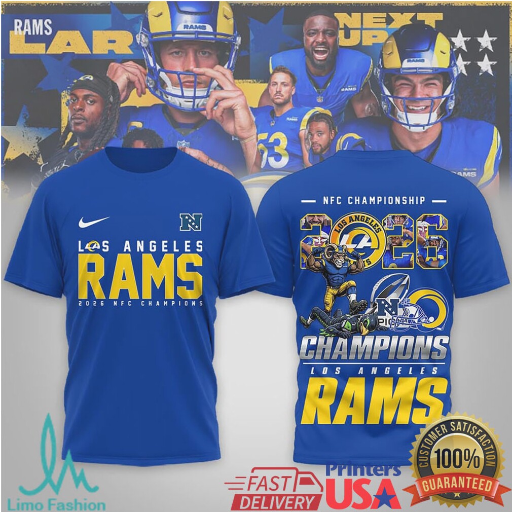 Los Angeles Rams 2026 Nfc Champions Commemorative Shirt