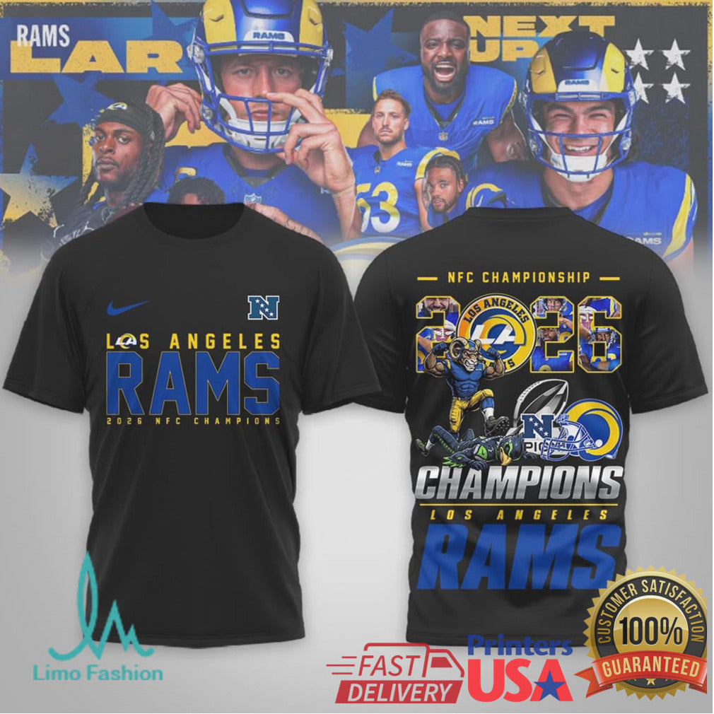 Los Angeles Rams 2026 Nfc Champions Commemorative Shirt