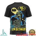 Los Angeles Rams Batman Gotham Style NFL Football Graphic T Shirt - Limotees LLC