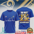 Los Angeles Rams Disney Mickey Mouse Game Day Collection T Shirt - Limotees LLC