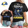 Los Angeles Rams Nurse This Nurse Loves Her Rams Shirt - Limotees LLC