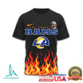 Los Angeles Rams Official NFL Eagle Harley Davidson 3D Shirt - Limotees LLC