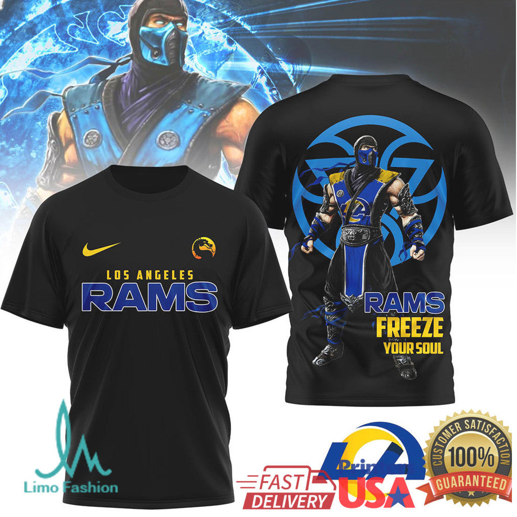 Los Angeles Rams Official NFL Sub Zero 3D Shirt - Limotees LLC