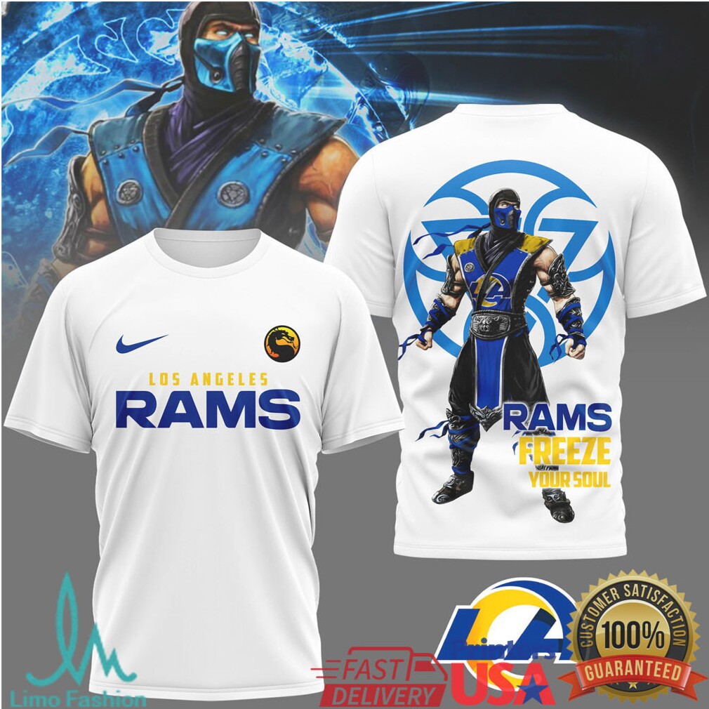 Los Angeles Rams Official NFL Sub Zero 3D Shirt - Limotees LLC