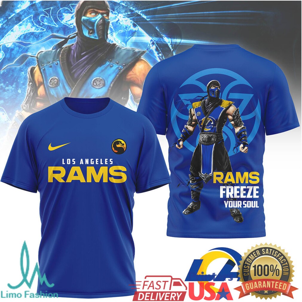 Los Angeles Rams Official NFL Sub Zero 3D Shirt - Limotees LLC
