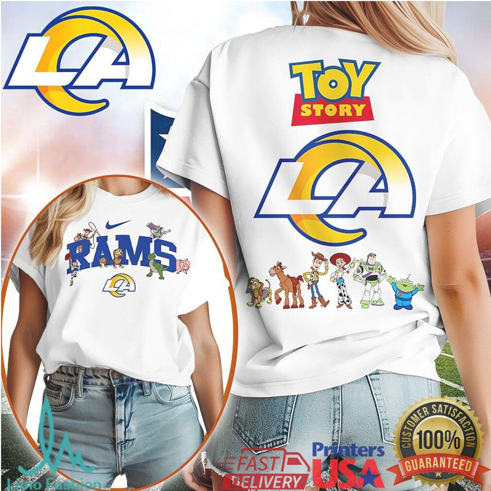 Los Angeles Rams x Toy Story Alien & Gang Graphic T Shirt - Limotees LLC