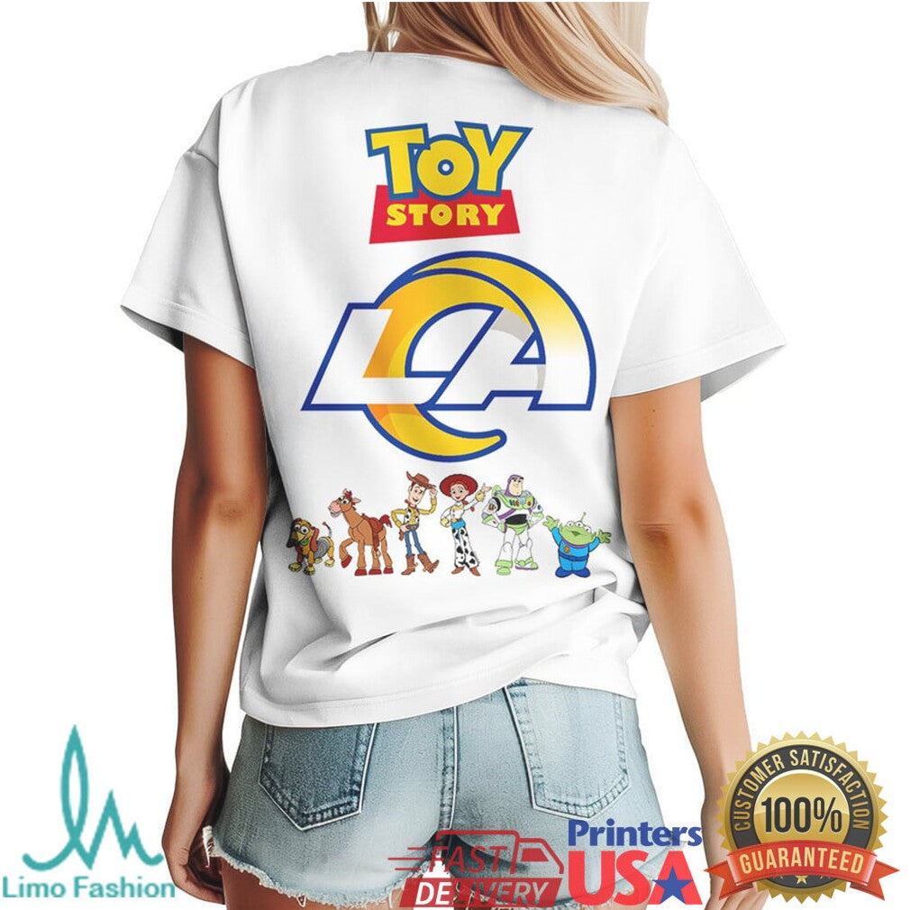 Los Angeles Rams x Toy Story Alien & Gang Graphic T Shirt - Limotees LLC