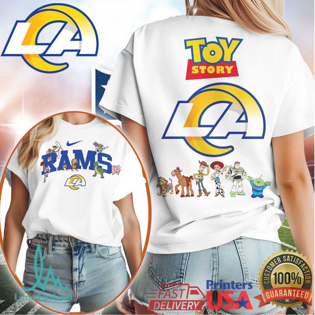 Los Angeles Rams x Toy Story Alien & Gang Graphic T Shirt - Limotees LLC