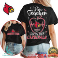 Louisville Cardinals This Teacher Loves Her Cardinals T Shirt