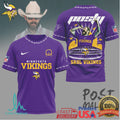 Minnesota Vikings Official NFL Post Malone Fan 3D Shirt - Limotees LLC
