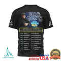 Luke Combs My Kinda Saturday Night Tour 2025 Concert Schedule T Shirt - Limotees LLC