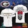 Luke Combs x Georgia Bulldogs Skull Longhorn T Shirt - Limotees LLC