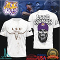 Luke Combs x LSU Tigers Skull Longhorn T Shirt - Limotees LLC