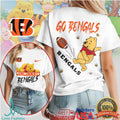 Cincinnati Bengals Official NFL Winnie The Pooh Go Shirt - Limotees LLC