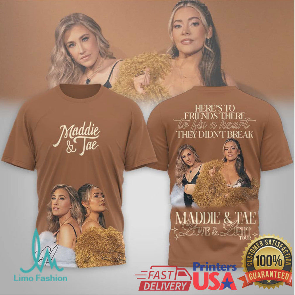 Maddie & Tae Love & Light Tour Country Music T Shirt & t shirt - Limotees LLC