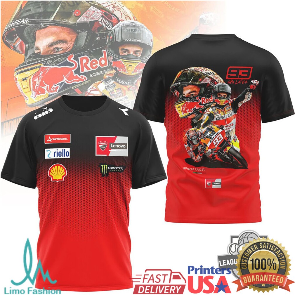 Marc Marquez 93 Ducati Repsol Racing Graphic T Shirt - Limotees LLC