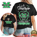 Marshall Thundering Herd This Teacher Loves Her Herd Apple T Shirt - Limotees LLC