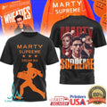 Marty Supreme Timothée Chalamet Movie Promo Graphic T Shirt - Limotees LLC