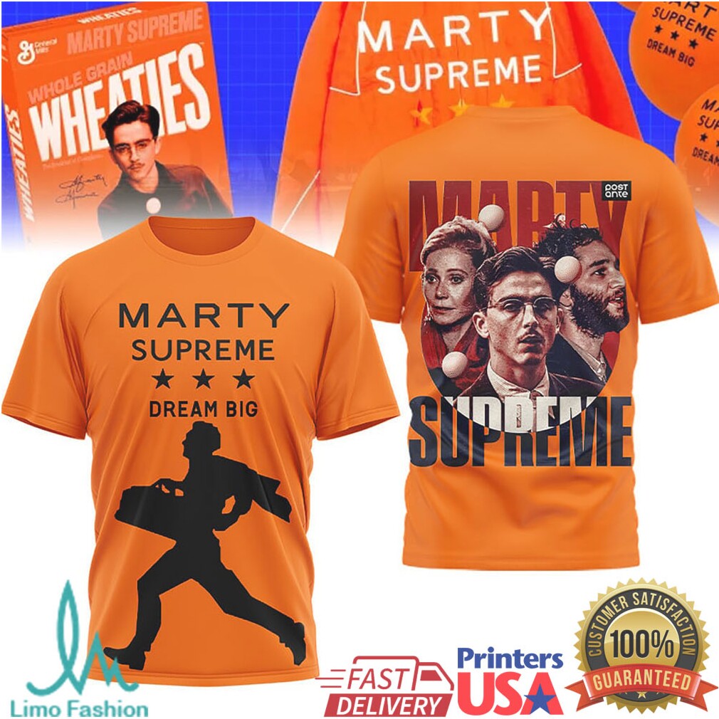 Marty Supreme Timothée Chalamet Movie Promo Graphic T Shirt - Limotees LLC
