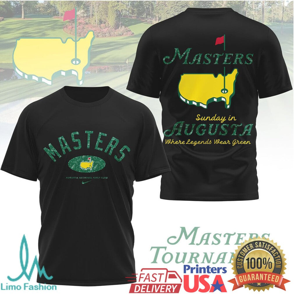 Masters Tournament Augusta National Golf Club “Where Legends Wear Green” T Shirt - Limotees LLC