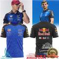 Max Verstappen Red Bull Racing F1 Team 2026 Blue Graphic T Shirt - Limotees LLC