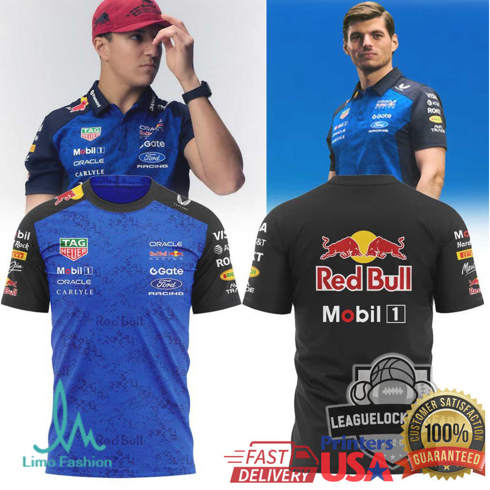 Max Verstappen Red Bull Racing F1 Team 2026 Blue Graphic T Shirt - Limotees LLC