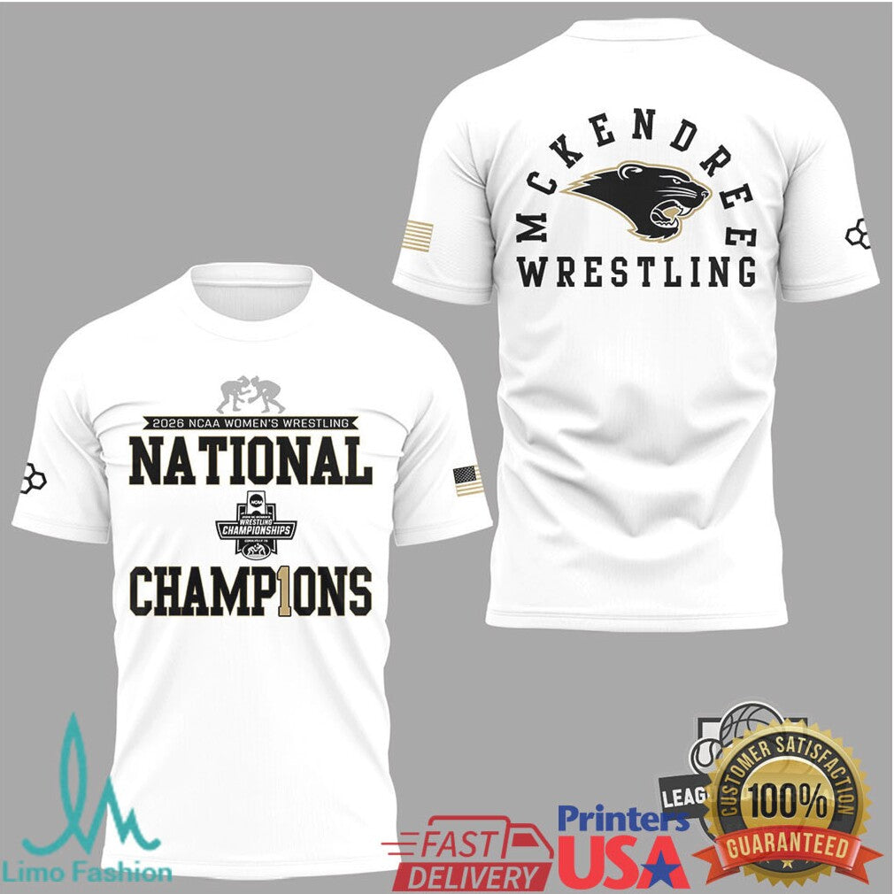 McKendree Bearcats 2026 NCAA Women's Wrestling National Champions T Shirt - Limotees LLC