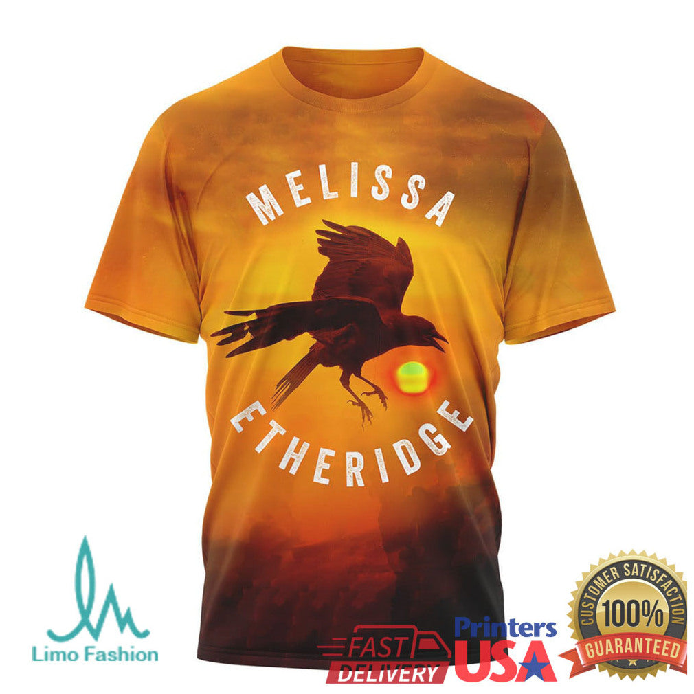Melissa Etheridge The Rise Tour 2026 Crow Sunset Graphic Concert T Shirt - Limotees LLC