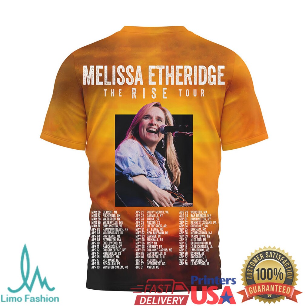 Melissa Etheridge The Rise Tour 2026 Crow Sunset Graphic Concert T Shirt - Limotees LLC