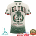 Mexico El Tri Seleccion Nacional 1927 Vintage Heritage Eagle 3D All Over Print T Shirt - Limotees LLC