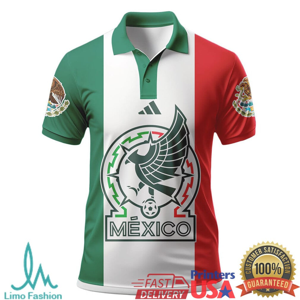 Mexico National Team Fifa World Cup 2026 Polo Shirt Design - Limotees LLC